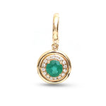 Emerald Diamond Pendant