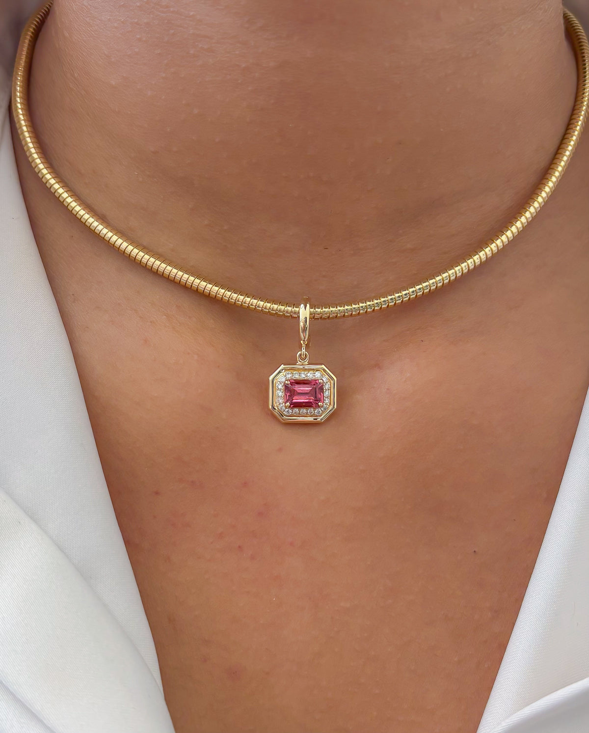 Pink - Diamond Pendant