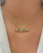 Emerald Diamond Pendant