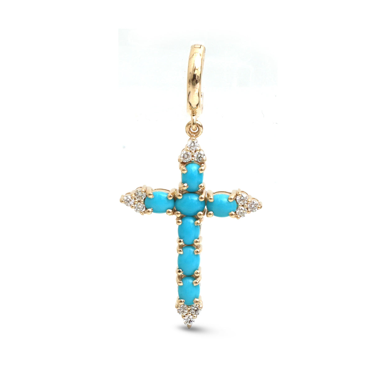 Turquoise Diamond Pendant