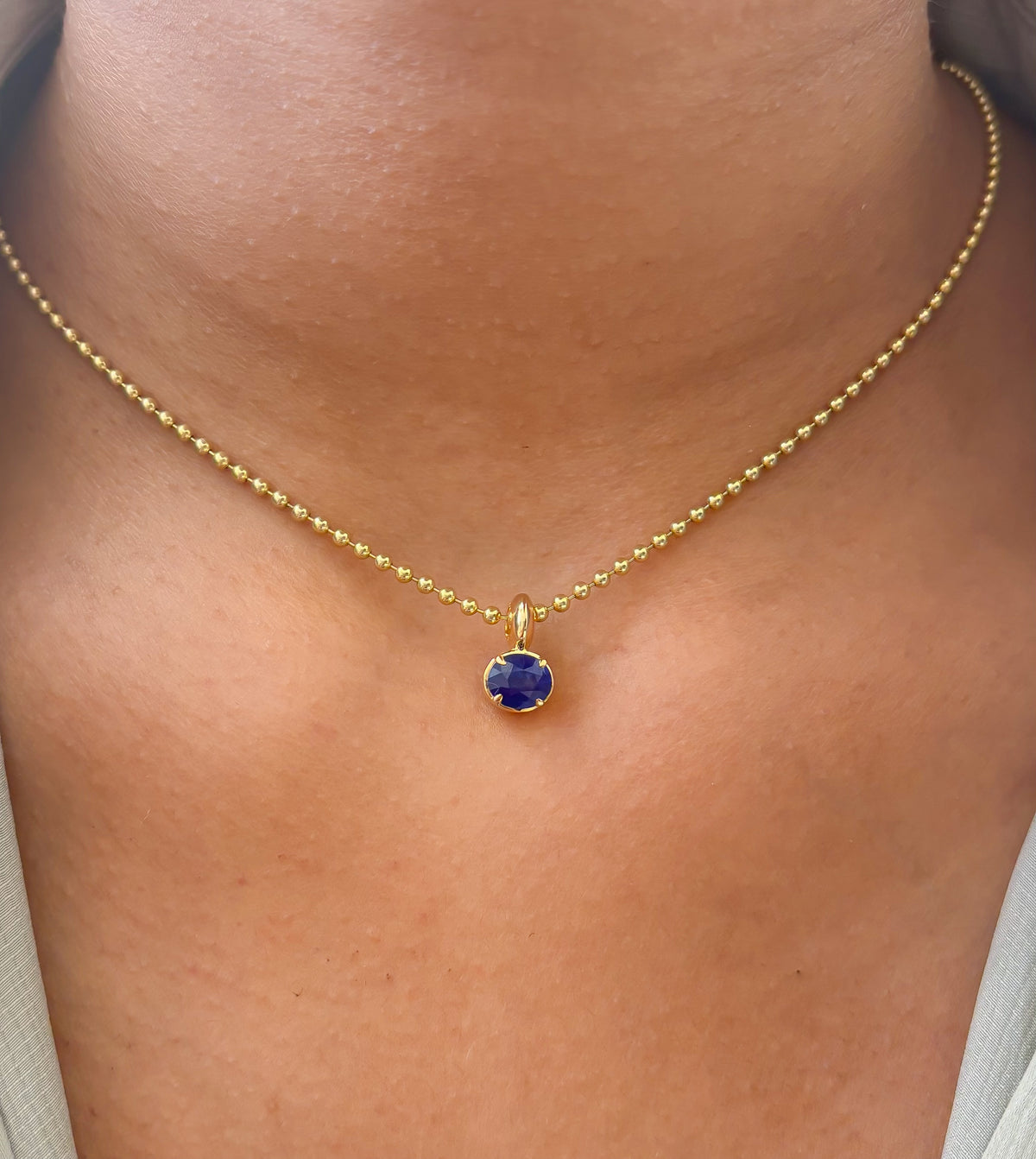 Blue Sapphire Pendant