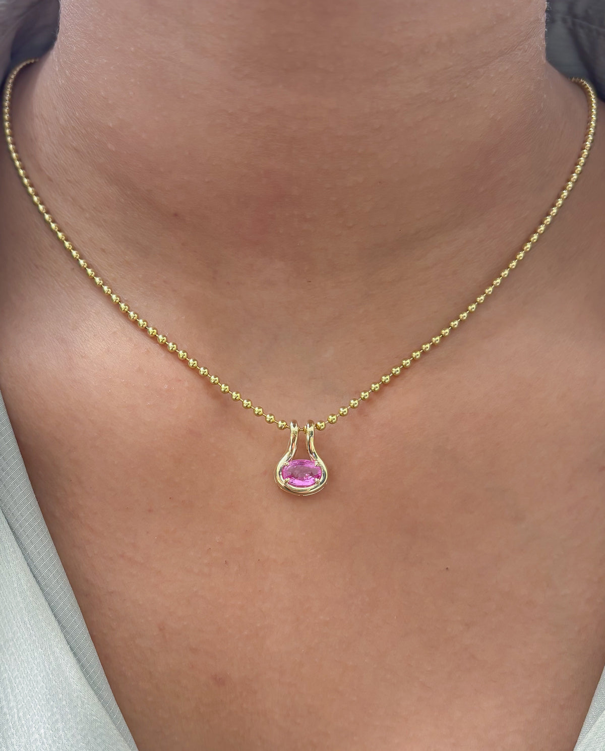 Pink Sapphire Pendant