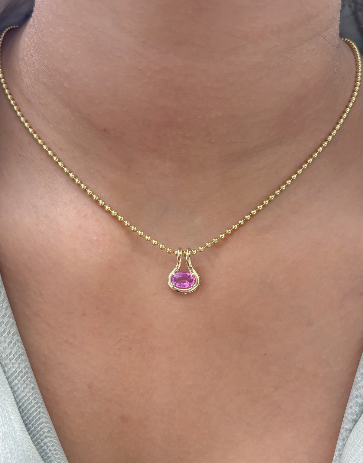 Pink Sapphire Pendant
