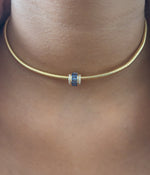 Blue Sapphire Diamond Pendant
