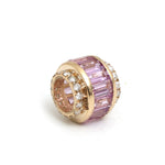 Pink Sapphire Diamond Pendant