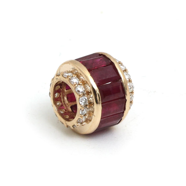 Ruby Diamond Pendant