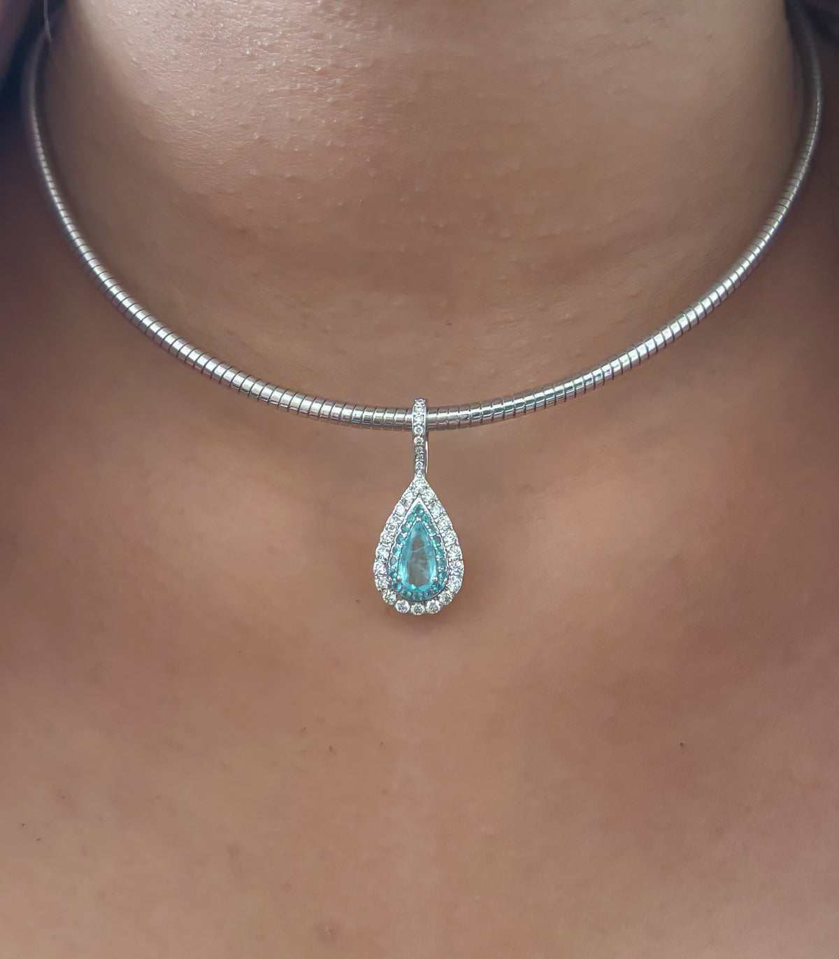 Paraiba Tourmaline Pendant