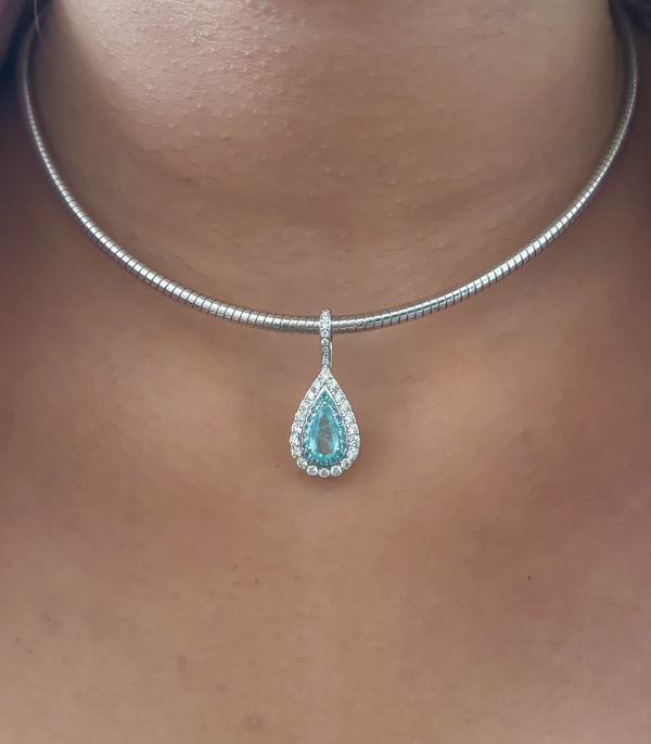 Paraiba Tourmaline Pendant