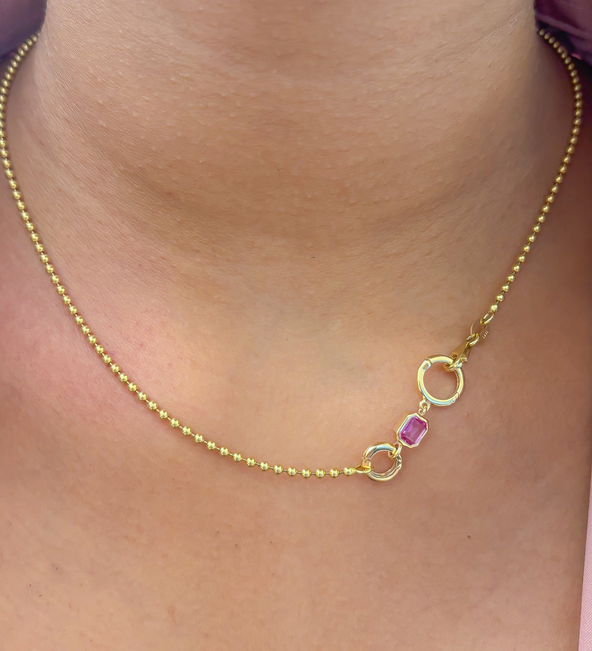 Pink Sapphire Pendant