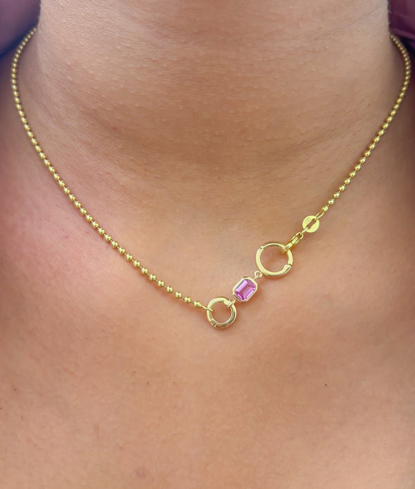 Pink Sapphire Pendant