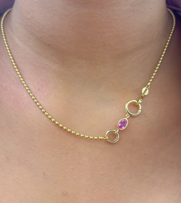 Pink Sapphire Pendant