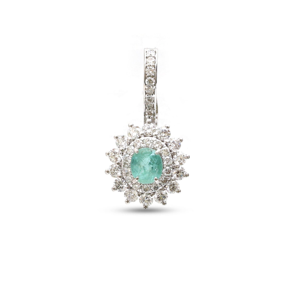Diamond Paraiba Tourmaline Pendant