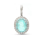 Diamond Paraiba Tourmaline Pendant
