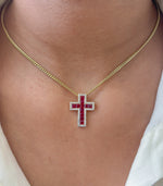 Ruby Diamond Pendant
