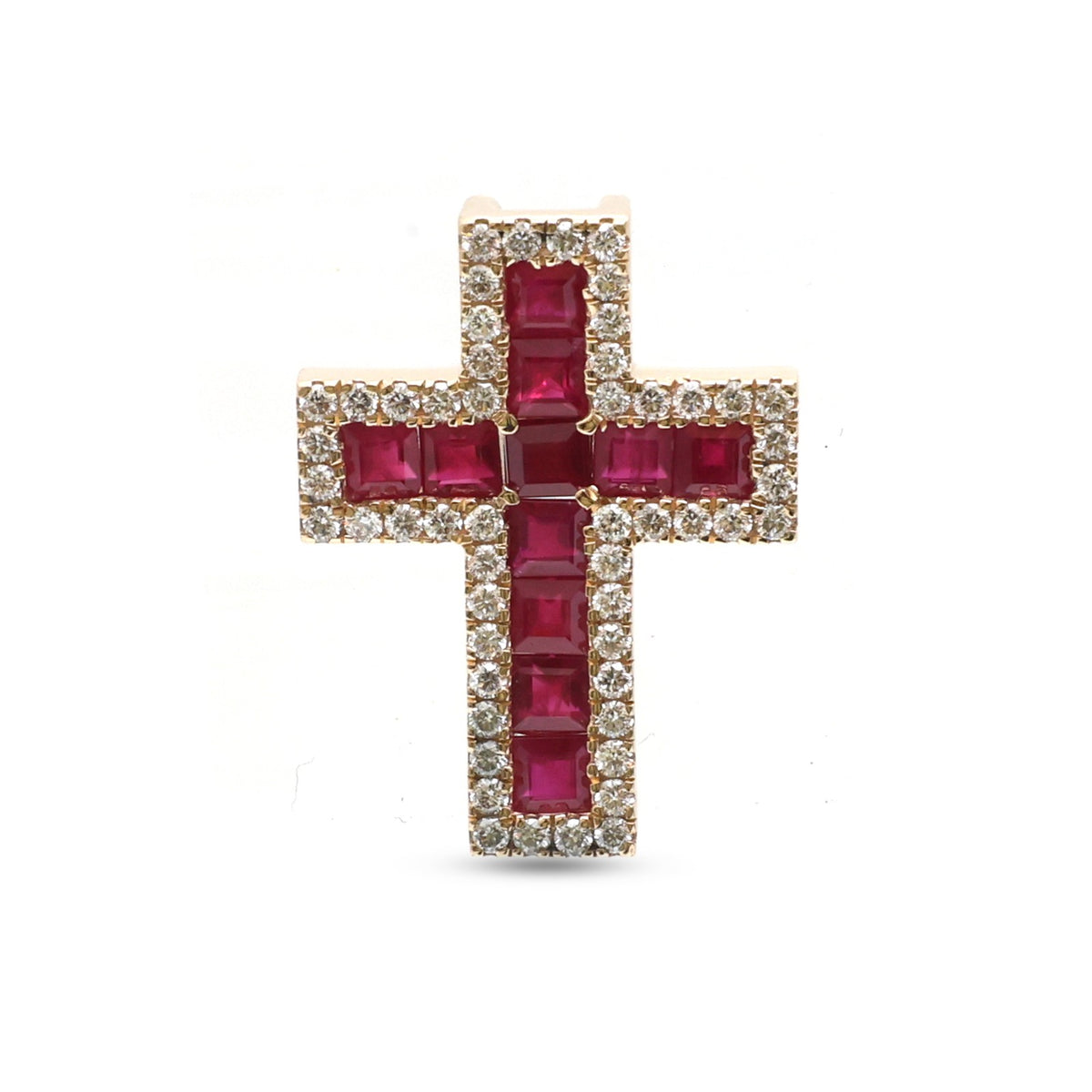 Ruby Diamond Pendant