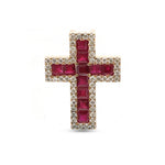 Ruby Diamond Pendant