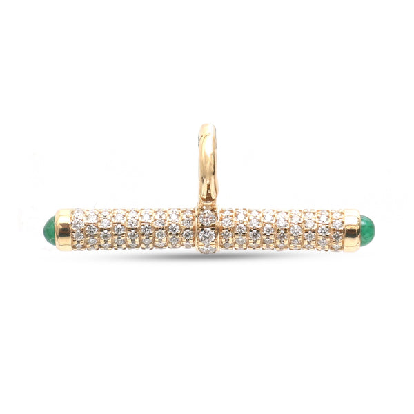 Diamond Emerald Pendant