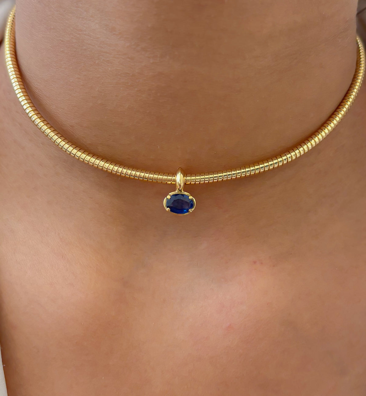 Blue Sapphire Pendant