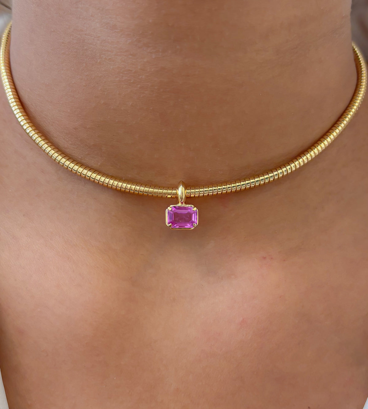 Pink Sapphire Pendant