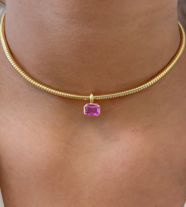 Pink Sapphire Pendant