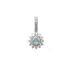 Diamond Paraiba Tourmaline Pendant
