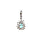 Diamond Paraiba Tourmaline Pendant