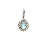 Diamond Paraiba Tourmaline Pendant