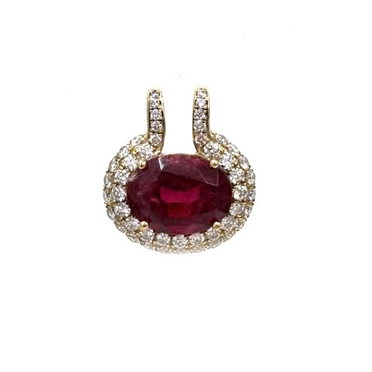 Emerald Diamond Pendant