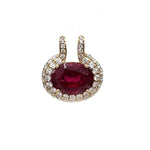 Emerald Diamond Pendant