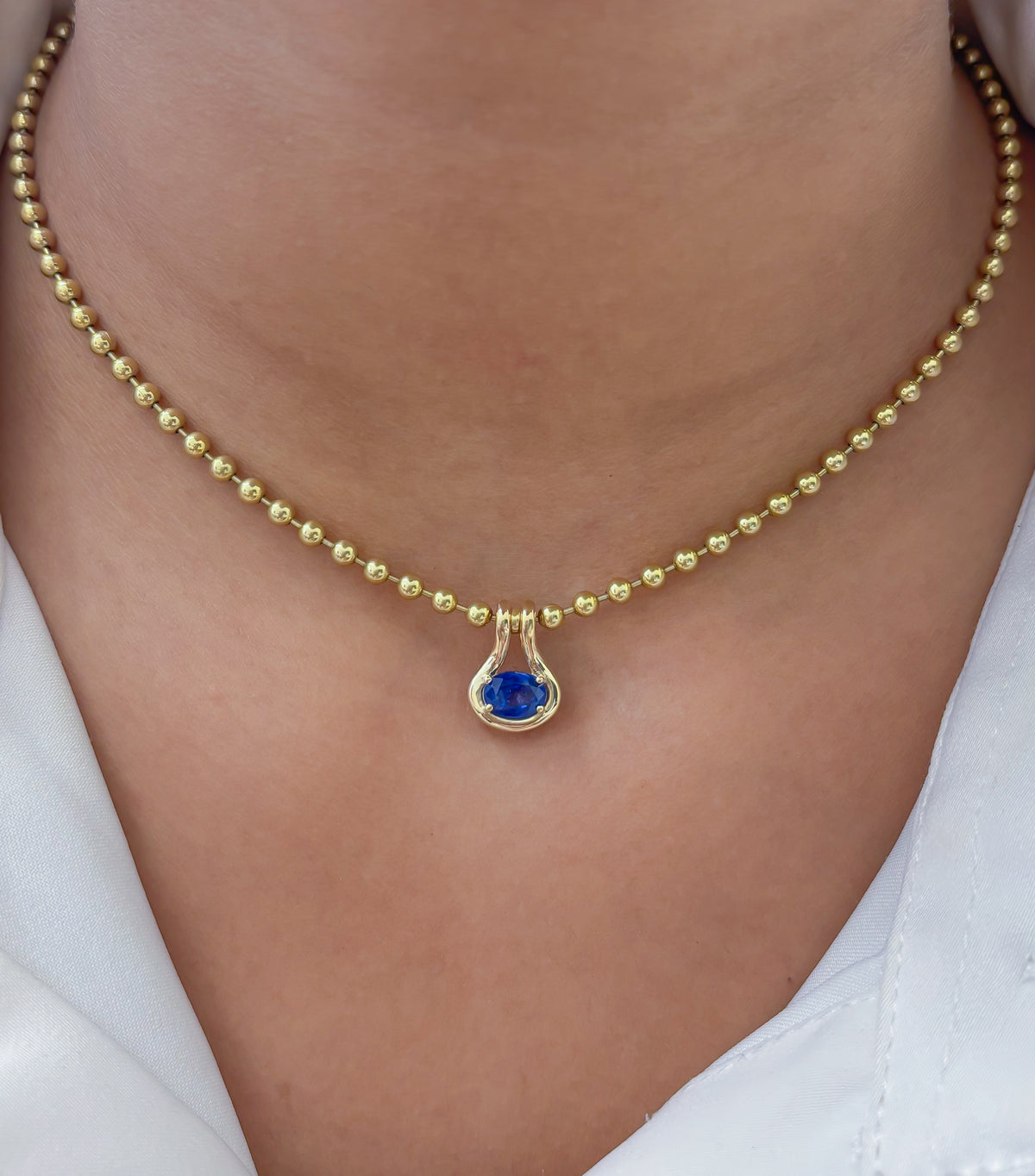 Blue Sapphire Pendant