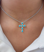 Turquoise Diamond Pendant
