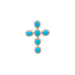 Turquoise Diamond Pendant