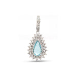 Diamond Paraiba Tourmaline Pendant