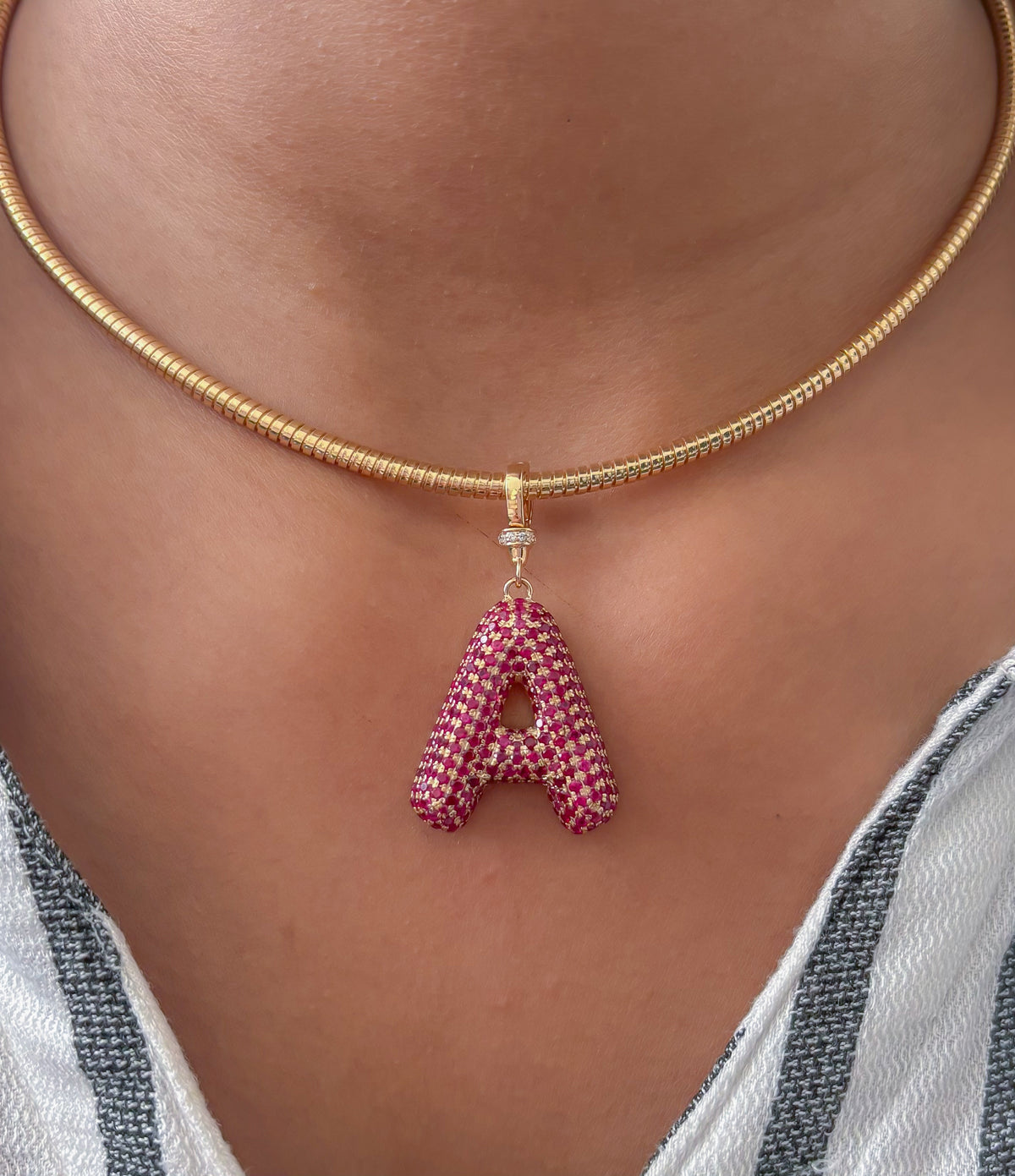 Ruby Diamond Pendant