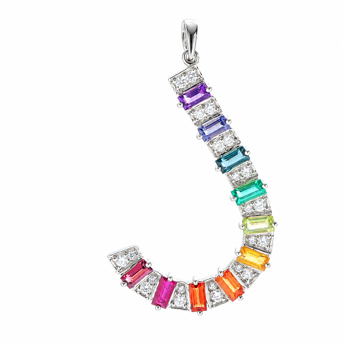 Rainbow Gemstone Pendant