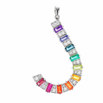 Rainbow Gemstone Pendant