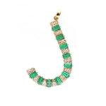 Emerald Diamond Pendant