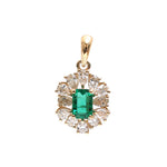 Diamond Emerald Pendant