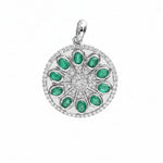 Emerald Diamond Pendant