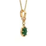 Diamond Emerald Pendant