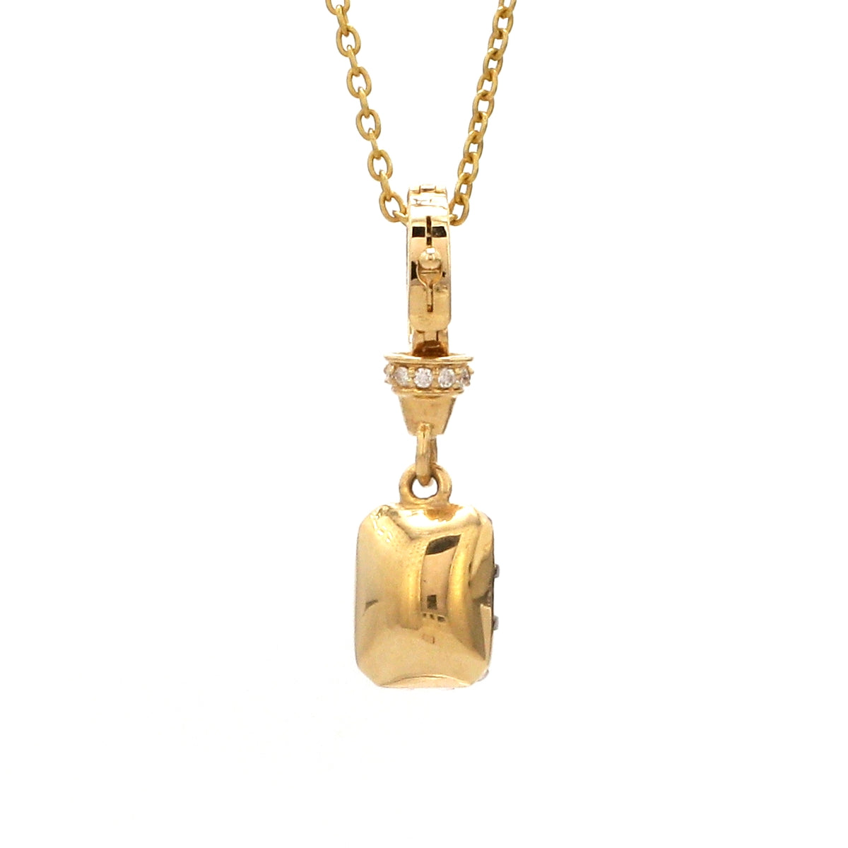 Diamond Emerald Pendant