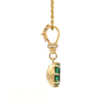 Diamond Emerald Pendant