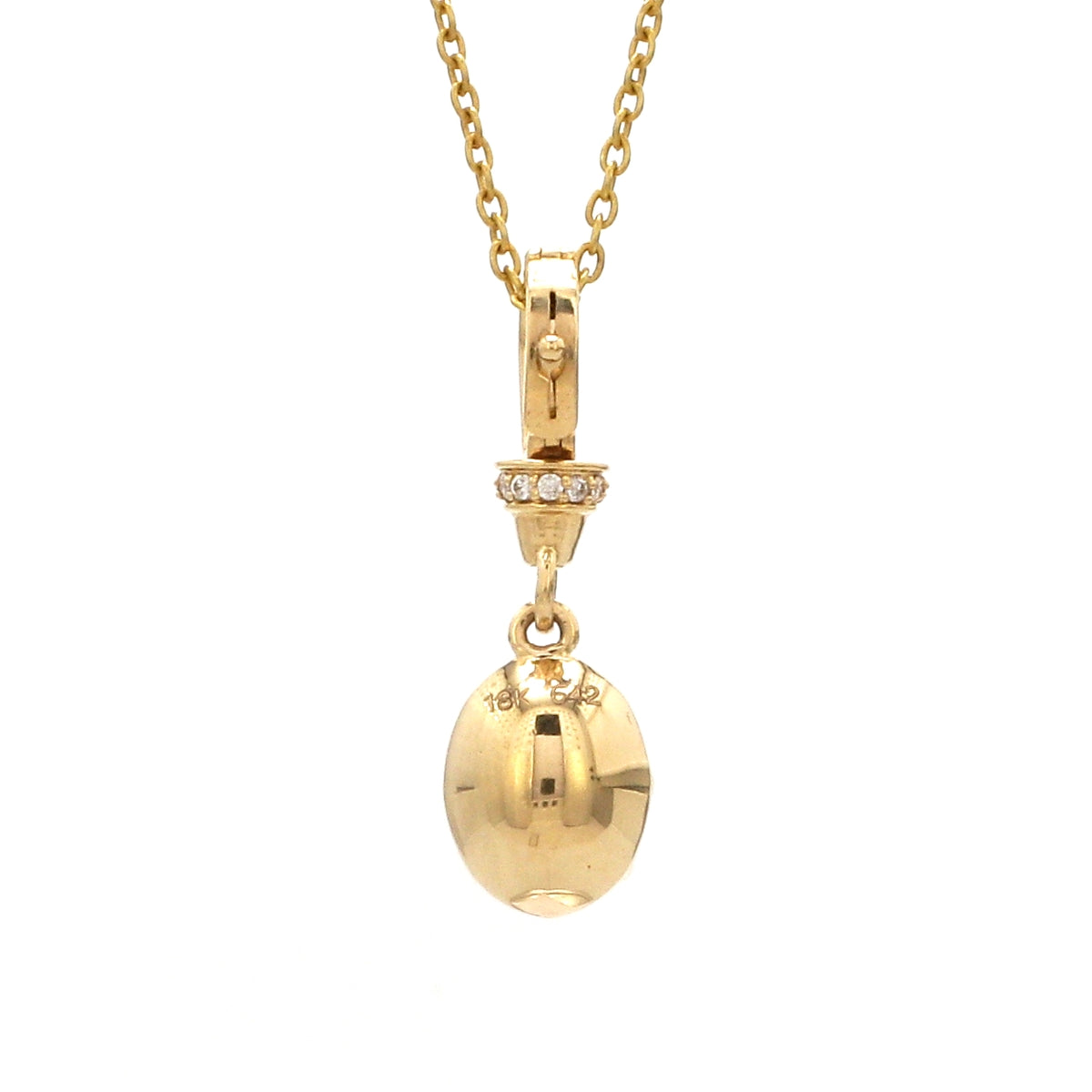 Diamond Emerald Pendant