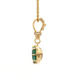 Diamond Emerald Pendant