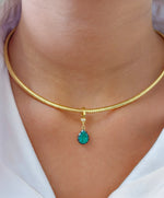 Diamond Emerald Pendant