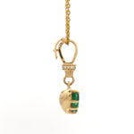Diamond Emerald Pendant