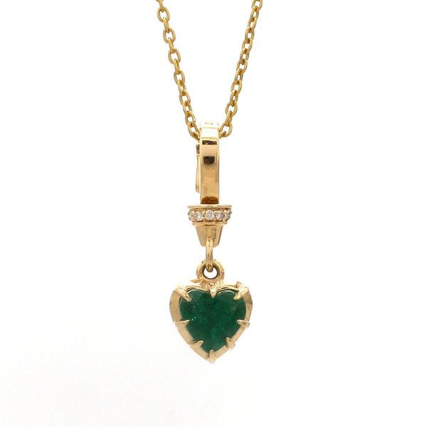 Diamond Emerald Pendant