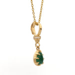 Diamond Emerald Pendant
