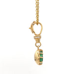 Diamond Emerald Pendant