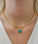 Diamond Emerald Pendant